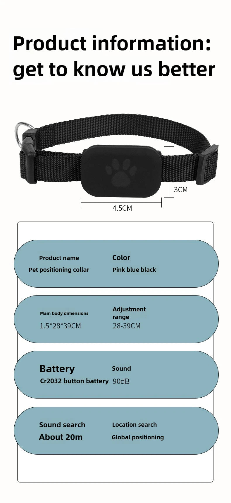PawTrack™ GPS Locator