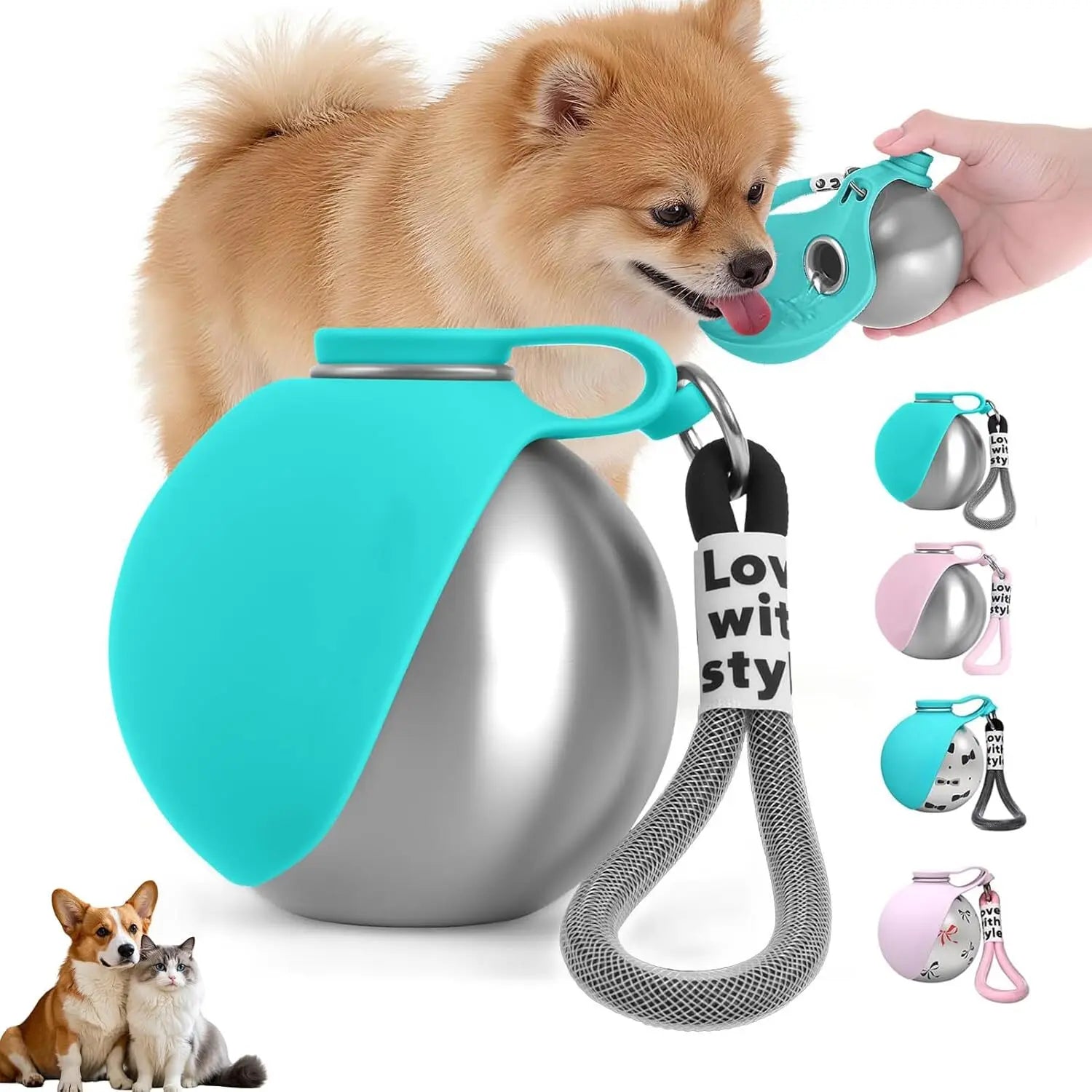 PawSip Steel Bowl
