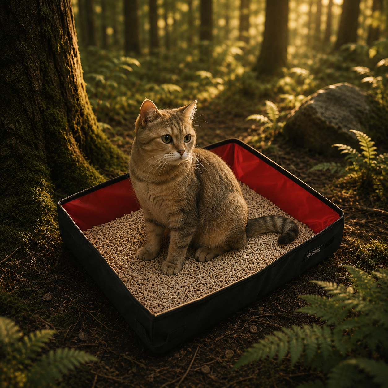 PawFold™ Travel Litter Box