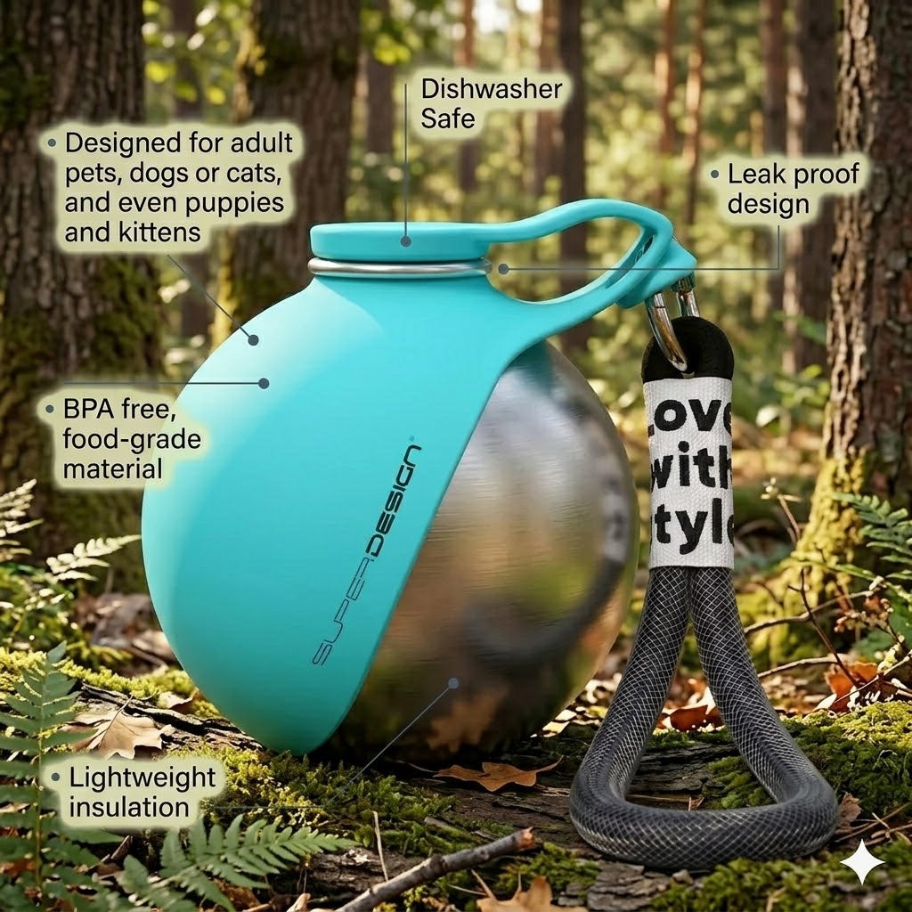 PawSip Steel Bowl